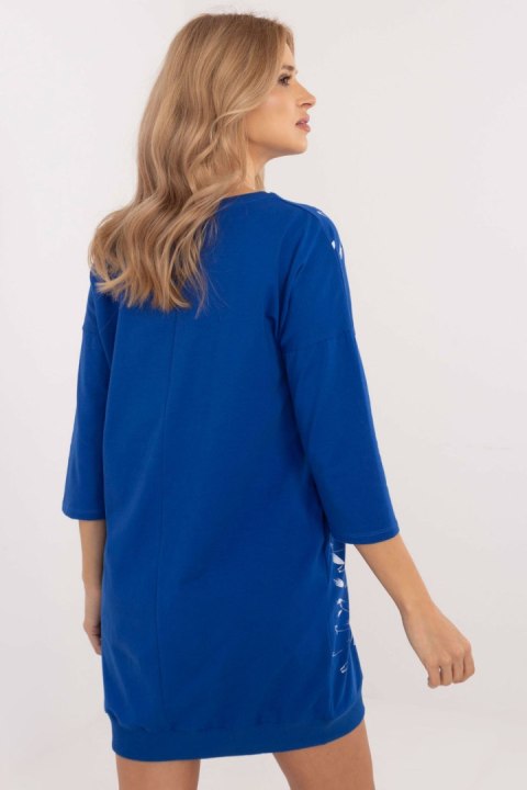 Sukienka Model RV-SK-9981.50 Cobalt - Relevance Sukienka Model RV-SK-9981.50 Cobalt - Relevance