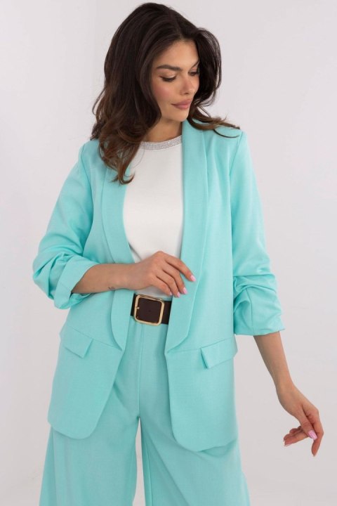 Marynarka Model DHJ-MA-2766-1.15 Mint - Italy Moda Marynarka Model DHJ-MA-2766-1.15 Mint - Italy Moda