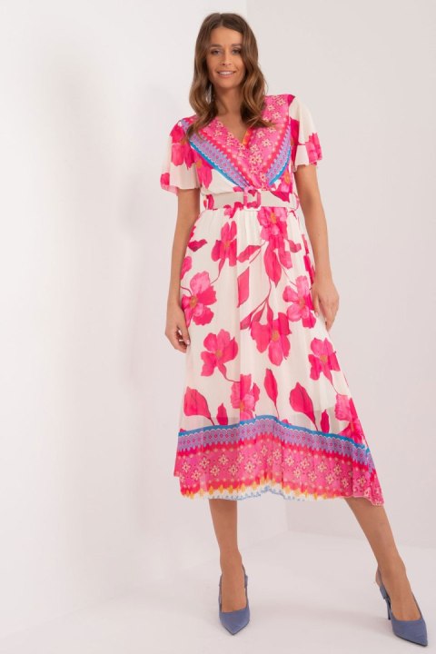 Sukienka Model DHJ-SK-11331-5.19 Dark Pink - Italy Moda Sukienka Model DHJ-SK-11331-5.19 Dark Pink - Italy Moda