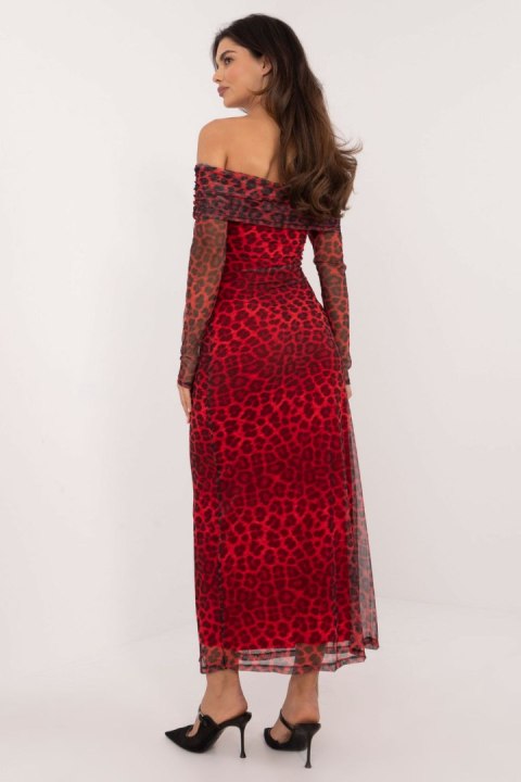 Sukienka Model DHJ-SK-18702.40 Red - Italy Moda Sukienka Model DHJ-SK-18702.40 Red - Italy Moda