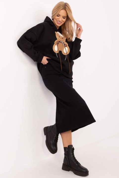 Bluza Damska Model DHJ-BL-A8695.65P Black - Italy Moda Bluza Damska Model DHJ-BL-A8695.65P Black - Italy Moda