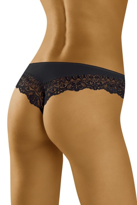 Stringi Szorty Majtki Model Sirtaka Black - Wolbar Stringi Szorty Majtki Model Sirtaka Black - Wolbar