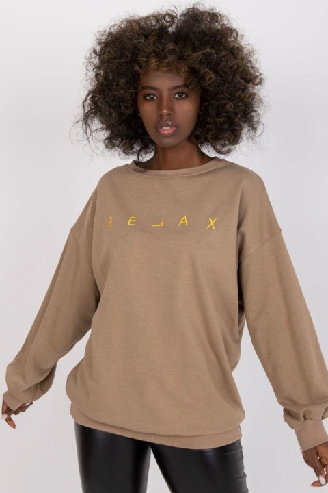Bluza Damska Model EM-BL-U536/2.00 Dark Beige - Ex Moda Bluza Damska Model EM-BL-U536/2.00 Dark Beige - Ex Moda