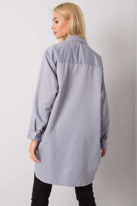 Koszula Damska Model EM-KS-678-1.09 Grey - Ex Moda Koszula Damska Model EM-KS-678-1.09 Grey - Ex Moda