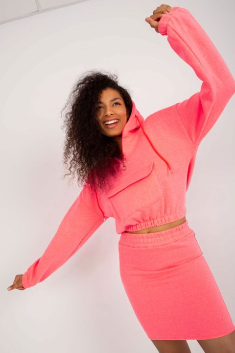 Komplet damski Model EM-KMPL-705.25 Fluo Pink - Ex Moda Komplet damski Model EM-KMPL-705.25 Fluo Pink - Ex Moda