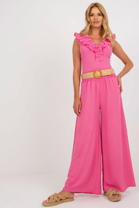 Spodnie Damskie Model DHJ-SP-8387.57 Pink - Italy Moda Spodnie Damskie Model DHJ-SP-8387.57 Pink - Italy Moda