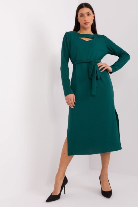 Sukienka Model LK-SK-509447.75P Dark Green - Lakerta Sukienka Model LK-SK-509447.75P Dark Green - Lakerta