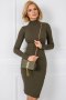 Sukienka damska Model RV-SK-R5133.07P Khaki - Rue Paris