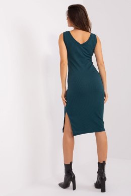 Komplet sukienka bluza Model WN-KMPL-679.60 Dark Green - Rue Paris