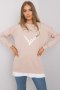 Tunika Model RV-TU Beige - Rue Paris