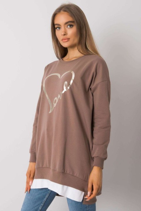 Tunika Model RV-TU Brown - Rue Paris Tunika Model RV-TU Brown - Rue Paris