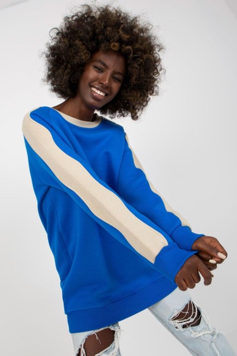 Bluza Damska Model RV-TU-8231.78P Dark Blue - Rue Paris Bluza Damska Model RV-TU-8231.78P Dark Blue - Rue Paris