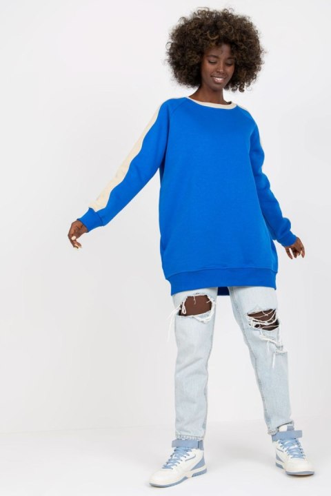 Bluza Damska Model RV-TU-8231.78P Dark Blue - Rue Paris Bluza Damska Model RV-TU-8231.78P Dark Blue - Rue Paris