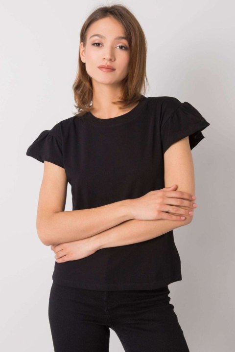 Bluzka Model RV-BZ-6724.69 Black - Rue Paris Bluzka Model RV-BZ-6724.69 Black - Rue Paris