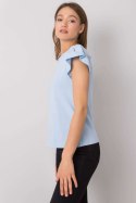 Bluzka Model RV-BZ-6724.69 Light Blue - Rue Paris