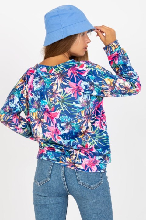 Bluzka Model RV-BZ-8133.19P Dark Blue - Rue Paris Bluzka Model RV-BZ-8133.19P Dark Blue - Rue Paris