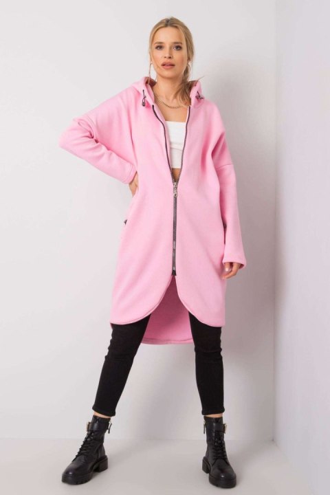 Bluza Damska Model RV-BL-4858-1.99P Pink - Rue Paris Bluza Damska Model RV-BL-4858-1.99P Pink - Rue Paris