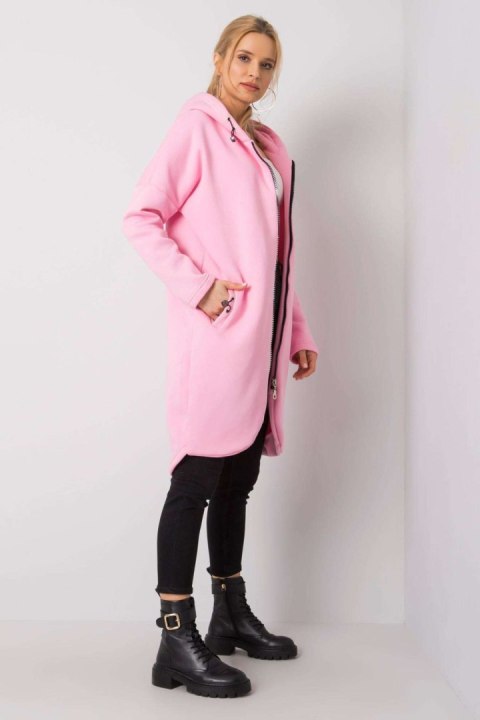 Bluza Damska Model RV-BL-4858-1.99P Pink - Rue Paris Bluza Damska Model RV-BL-4858-1.99P Pink - Rue Paris