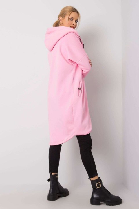 Bluza Damska Model RV-BL-4858-1.99P Pink - Rue Paris Bluza Damska Model RV-BL-4858-1.99P Pink - Rue Paris