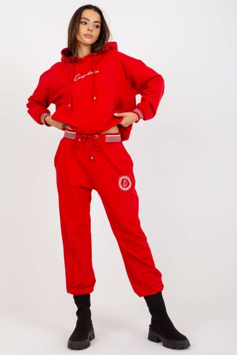 Komplet damski bluza spodnie Model RV-KMPL-8284.37P Red - Relevance