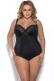Body damskie Model Gala Black - Gorsenia Lingerie