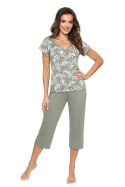 Piżama Damska Model Paloma 3/4 Olive - Donna