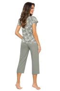 Piżama Damska Model Paloma 3/4 Olive - Donna