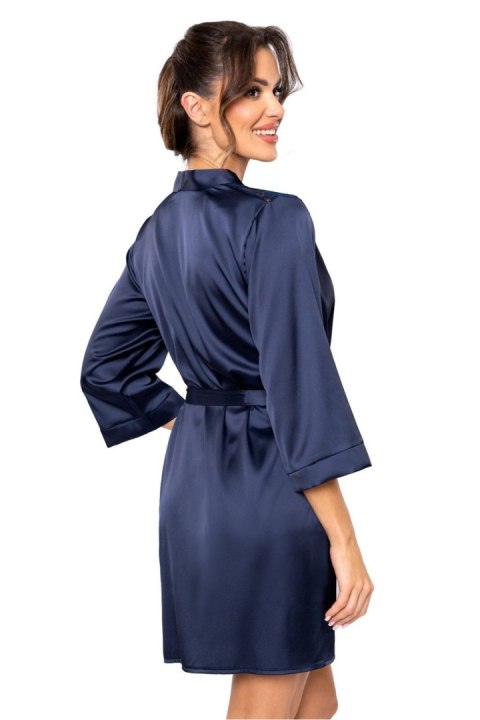 Szlafrok Damski Model Mari Navy - Donna Szlafrok Damski Model Mari Navy - Donna
