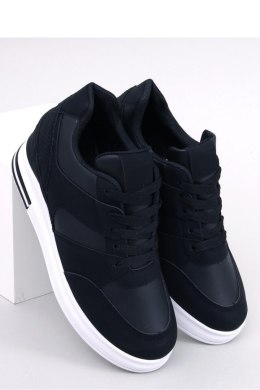 Buty sportowe Sneakersy damskie na koturnie RINNO BLACK - Inello