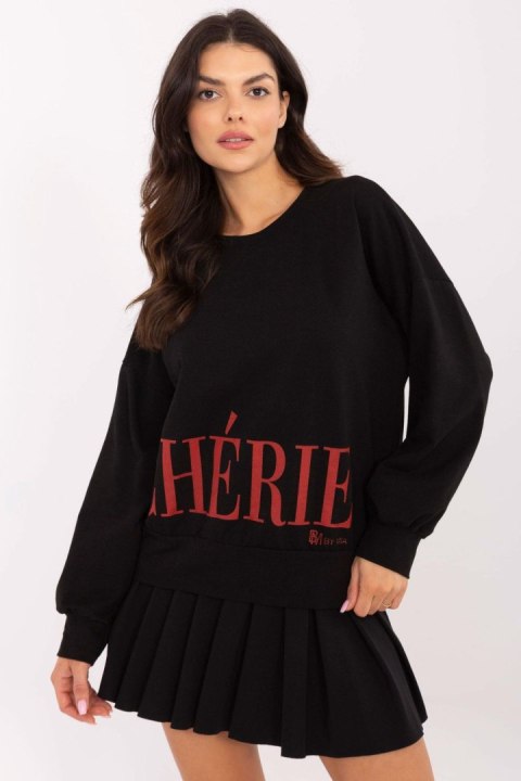 Bluza Damska Model MI-BZ-M741.24 Black - Italy Moda Bluza Damska Model MI-BZ-M741.24 Black - Italy Moda