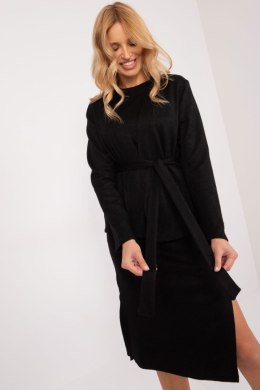 Komplet damski sukienka kardigan Model LK-KMPL-509547.05 Black - Lakerta