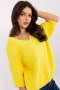 Sweter Damski Model MI-SW Yellow - Italy Moda