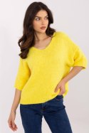 Sweter Damski Model MI-SW Yellow - Italy Moda