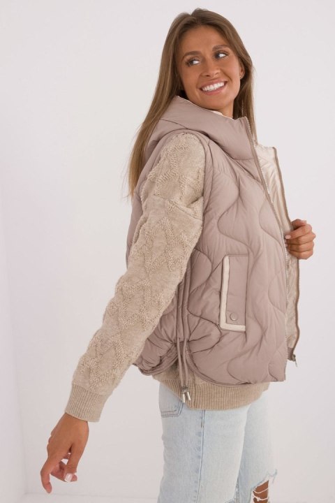 Kamizelka Model MBM-KZ-2302.54 Beige - MBM Kamizelka Model MBM-KZ-2302.54 Beige - MBM