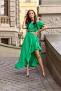 Komplet damski spódnica bluzka Model ZIE KOM0006 Green - Roco Fashion