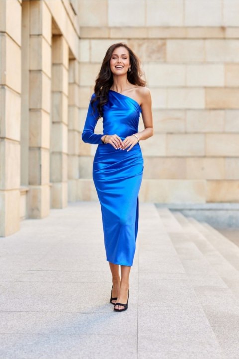 Sukienka Model Virginia CHA SUK0438 Blue - Roco Fashion Sukienka Model Virginia CHA SUK0438 Blue - Roco Fashion