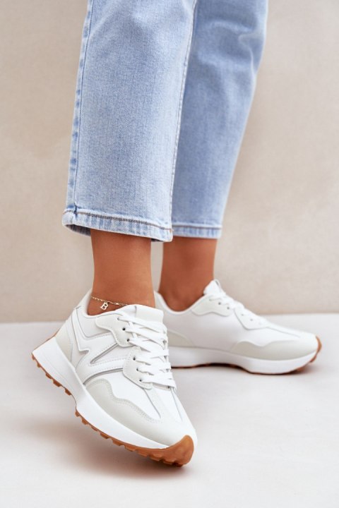 Buty Sportowe Model Britma LA295P White - Step in style Buty Sportowe Model Britma LA295P White - Step in style