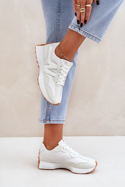 Buty Sportowe Model Britma LA295P White - Step in style Buty Sportowe Model Britma LA295P White - Step in style