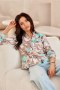 Koszula Damska Model Anvien BLU0136-02F Multicolor - Roco Fashion