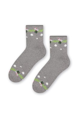 Skarpety damskie Model 123-032 Melange Grey - Steven