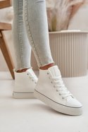 Buty sportowe Trampki damskie za kostkę Model Big Star White 121