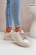 Buty Sportowe Model Fonetha NB751 Beige - Step in style