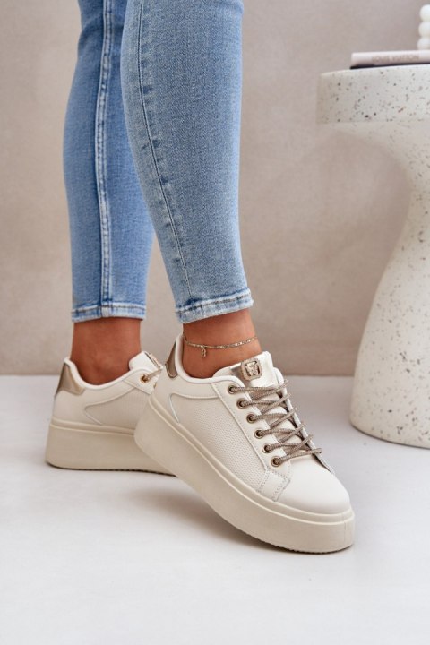 Buty Sportowe Model Fonetha NB751 Beige - Step in style Buty Sportowe Model Fonetha NB751 Beige - Step in style