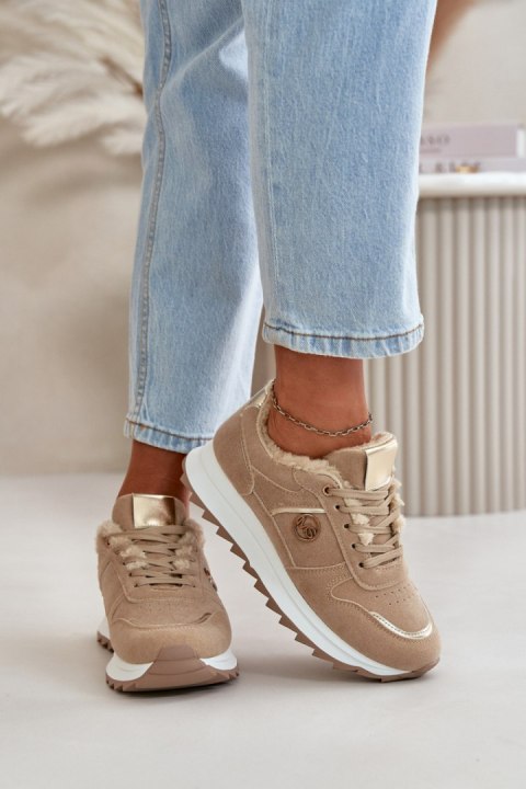 Buty Sportowe Model Lerisas TL289-63 Khaki - Step in style Buty Sportowe Model Lerisas TL289-63 Khaki - Step in style