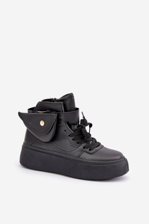 Buty Sportowe Model Saramis LH203 Black - Step in style Buty Sportowe Model Saramis LH203 Black - Step in style