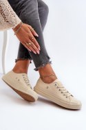 Buty sportowe Trampki damskie Model Big Star NN274286 Beige