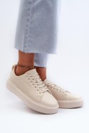 Buty Sportowe Sneakersy damskie Model Big Star NN274321 Memory Foam System Beige