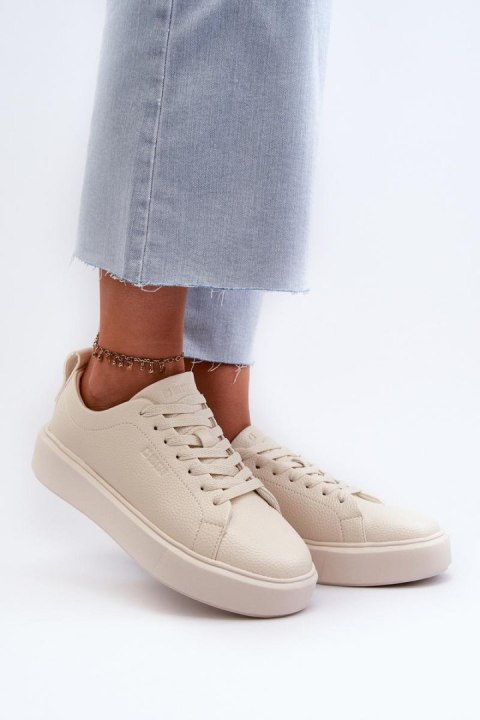 Buty Sportowe Sneakersy damskie Model Big Star NN274321 Memory Foam System Beige Buty Sportowe Sneakersy damskie Model Big Star NN274321 Memory Foam System Beige