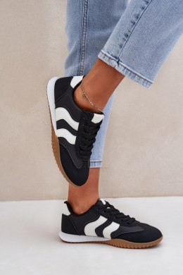 Buty Sportowe Model Maretina BL582P Black - Step in style Step in style