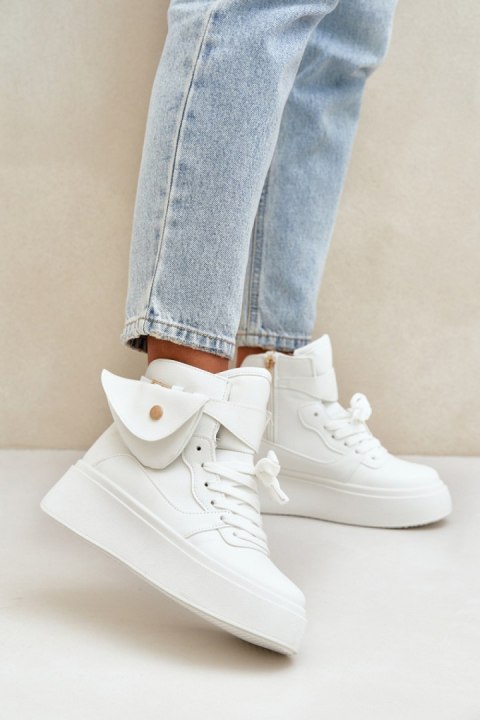 Buty Sportowe Model Saramis LH203-9 White - Step in style Buty Sportowe Model Saramis LH203-9 White - Step in style